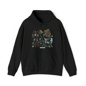 Rabbit Hole Black Hoodie